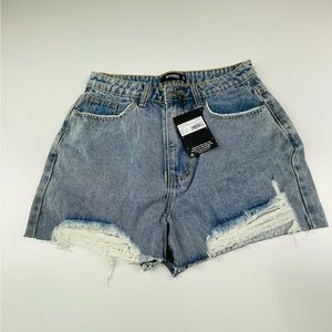 RIP HIGHWAISTED MOM DENIM SHORT RECYCLEDBLUE